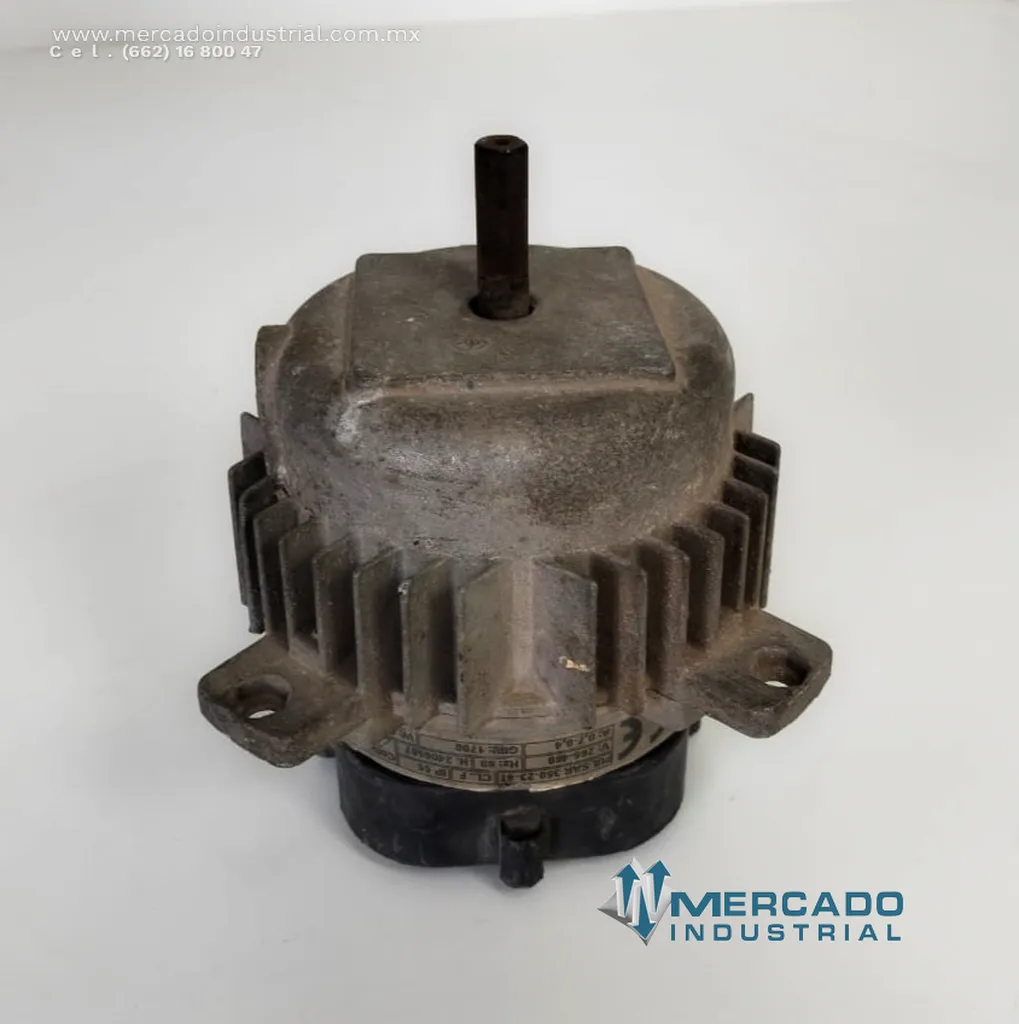 Motor eléctrico 1/5 HP 4 polos 1700 RPM modelo 350-23-4T marca PULSAR