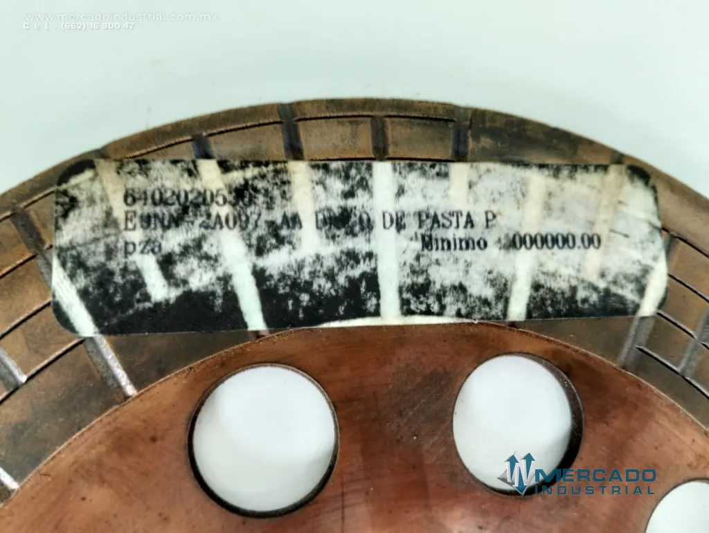 Disco de fricción 8'' parte 6402020530 marca UNITEC