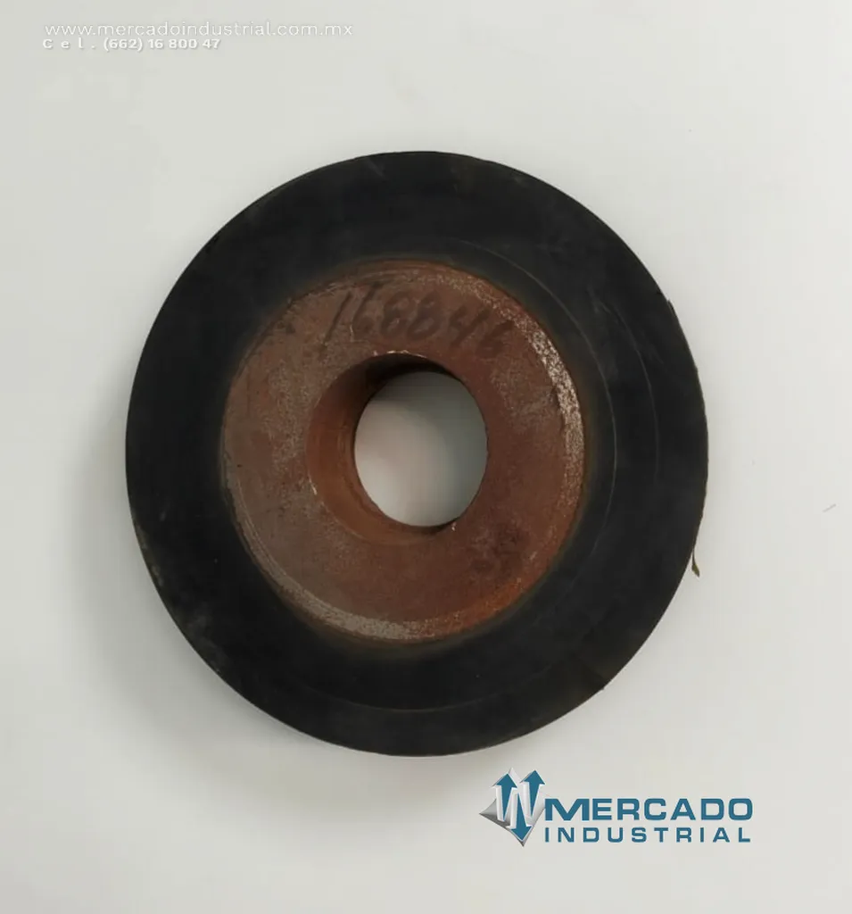 Rueda de hule de 8'' parte 23964