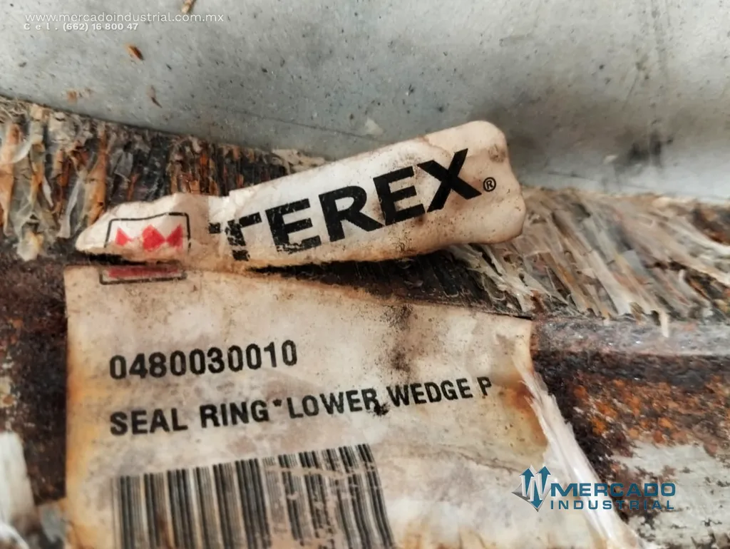 Anillo de sello 38'' parte 0480030010 marca TEREX