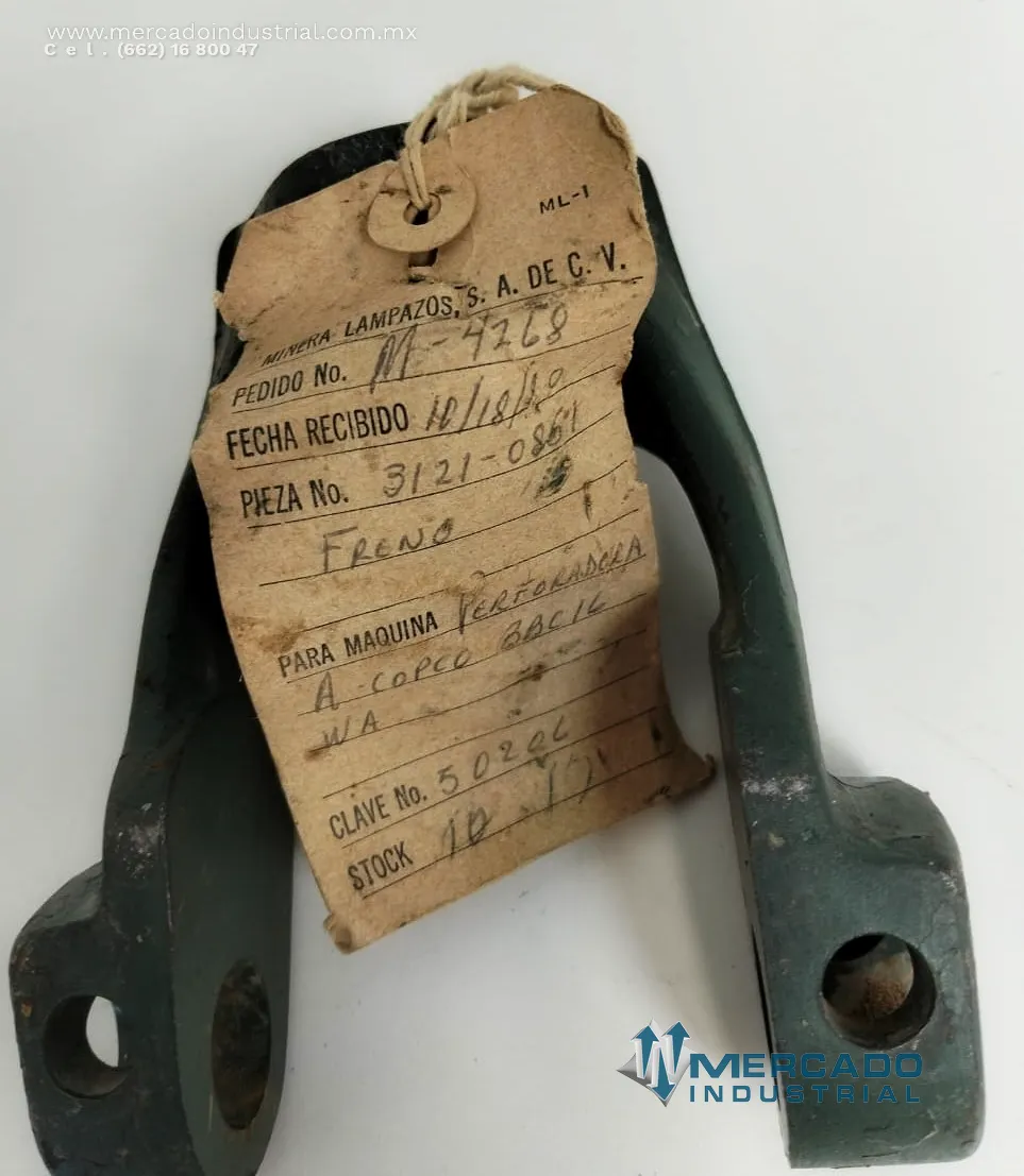 Freno para perforadora parte 3121-0861 marca ATLAS COPCO