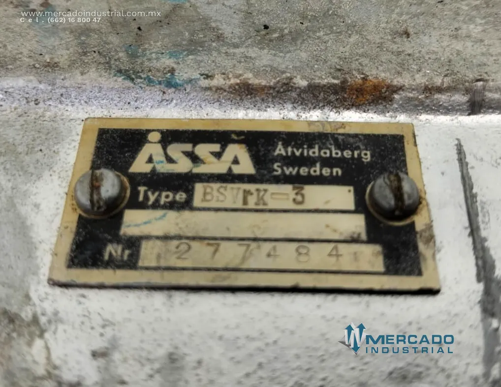 Bomba inyectora de combustible diésel 1500-3500 PSI modelo BSVRK-3 marca ASSA
