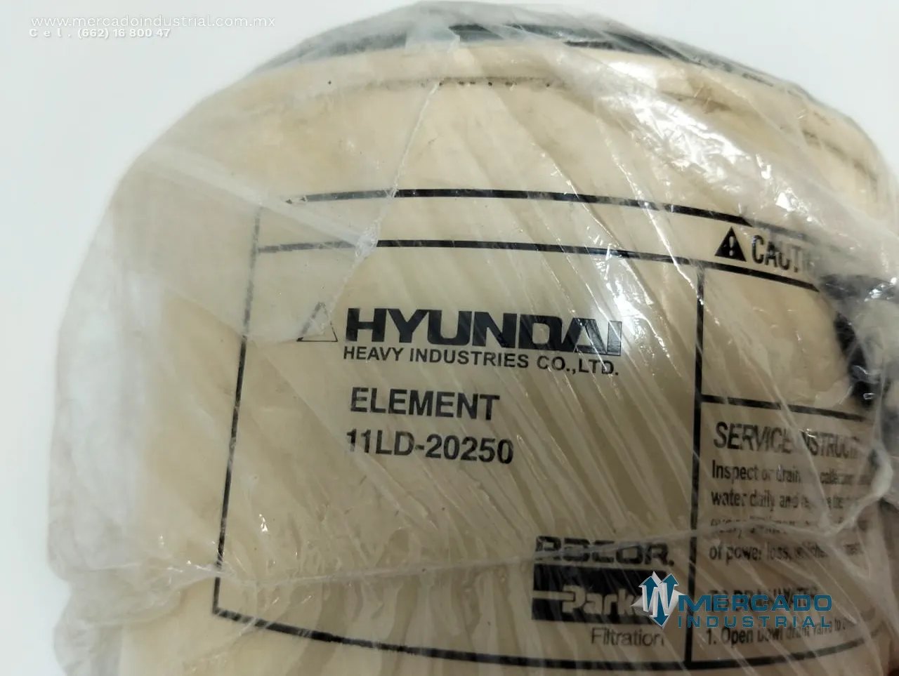 Filtro de gasolina modelo 11LD-20250 marca HYUNDAI