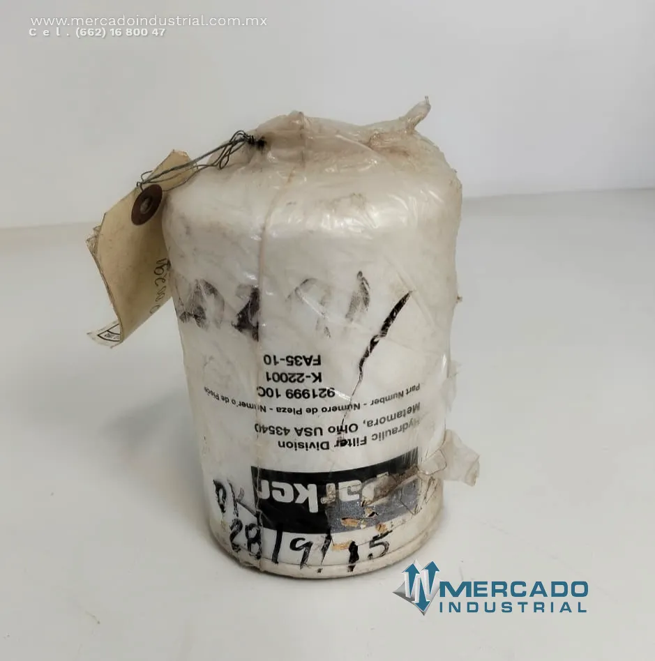 Filtro de aceite modelo 92199910C-K22001 marca PARKER