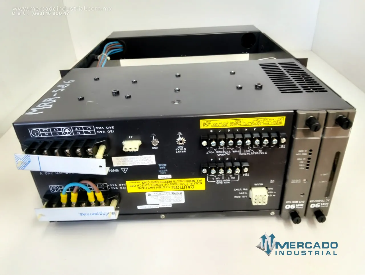 Power entry panel 120/240 V AC 25 A modelo IEPEP03 marca BAILEY