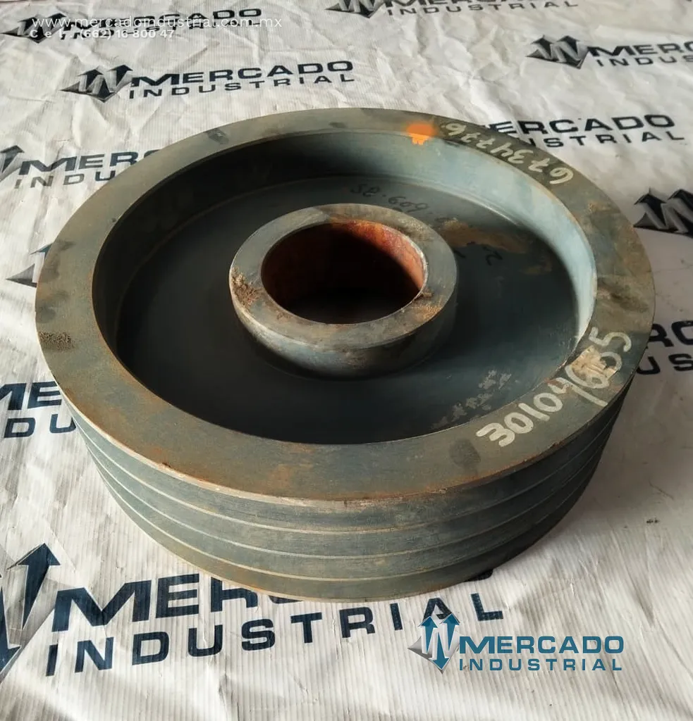 Polea transmisión acero 17.5" 4R marca IBSA
