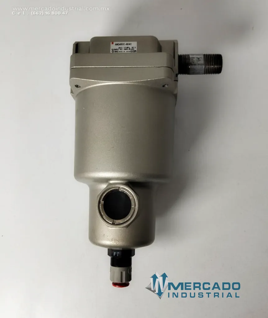Separador de agua 2200 L/min modelo AMG450C-N04C marca SMC