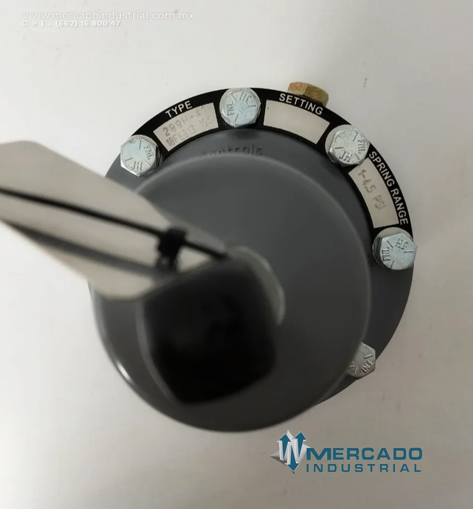 Regulador de presión de gas 150 PSI modelo 299H marca Fisher