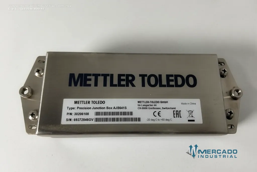 Caja sumadora de celdas de carga modelo AJB641S marca Mettler Toledo