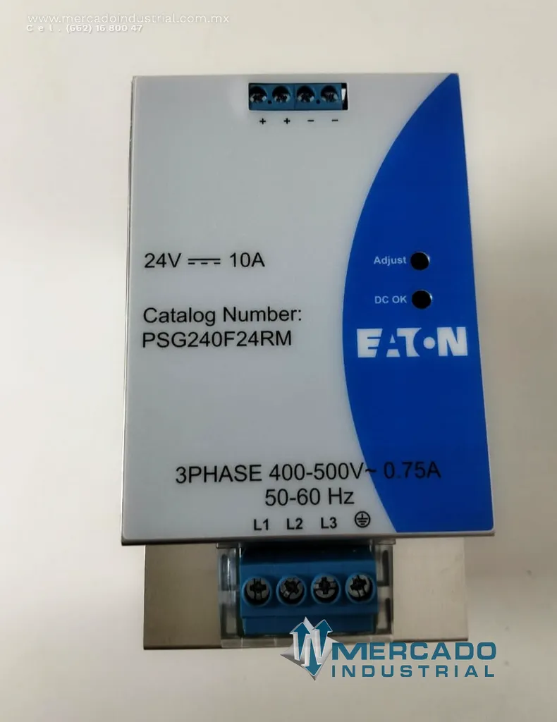 Fuente de alimentación conmutada 500 VAC modelo PSG240F24RM marca Eaton