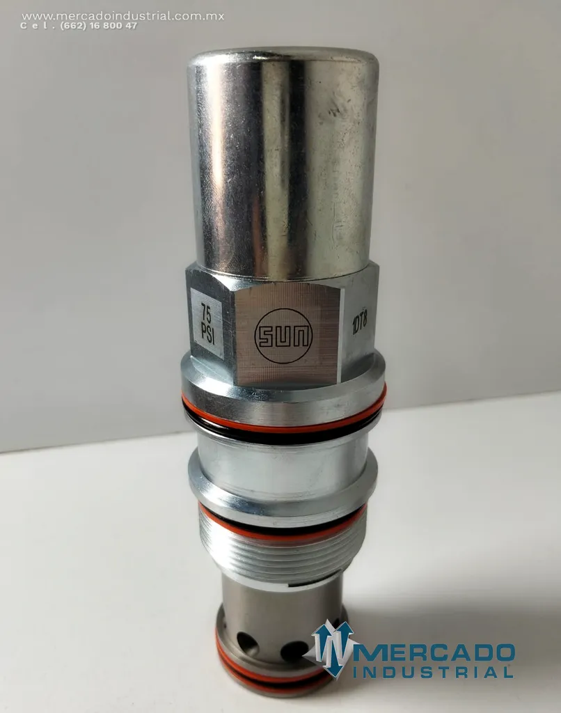 Válvula de alivio de seguridad 75 PSI modelo DT8 marca SUN