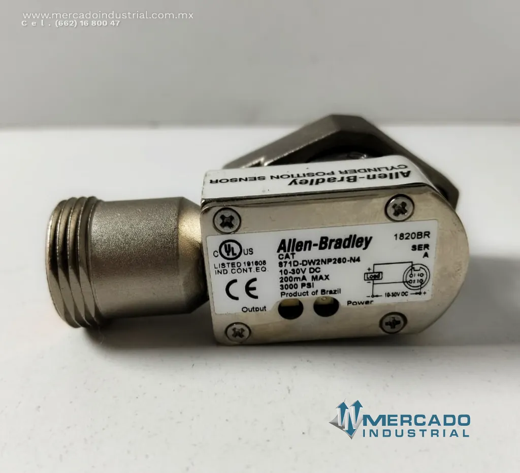 Sensor de posición de cilindro parte 871D-DW2NP260-N4 marca Allen Bradley