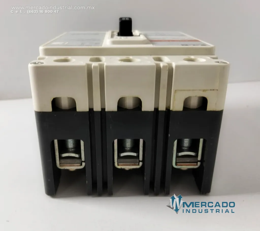 Interruptor automático industrial 90 AMP 480 VAC 3 polos  modelo EHD 14k marca Eaton