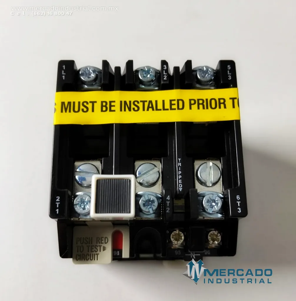 Relé de sobrecarga térmico 120-600 V AC modelo 592-J0V16 marca Allen Bradley