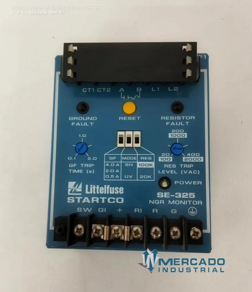 Monitor de resistencia 120VAC modelo SE-325 marca Littelfuse
