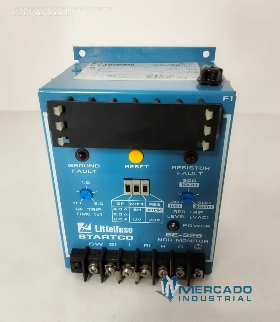 Monitor de resistencia 120VAC modelo SE-325 marca Littelfuse