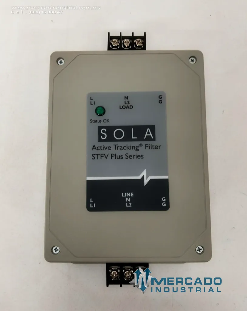 Filtro de supresión monofásico 120VAC modelo STFV150-10N marca SOLA