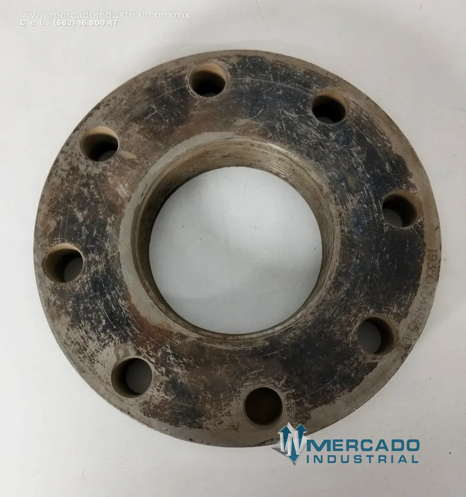 Brida válvula roscada 9" parte 544945-01 marca Bucyrus