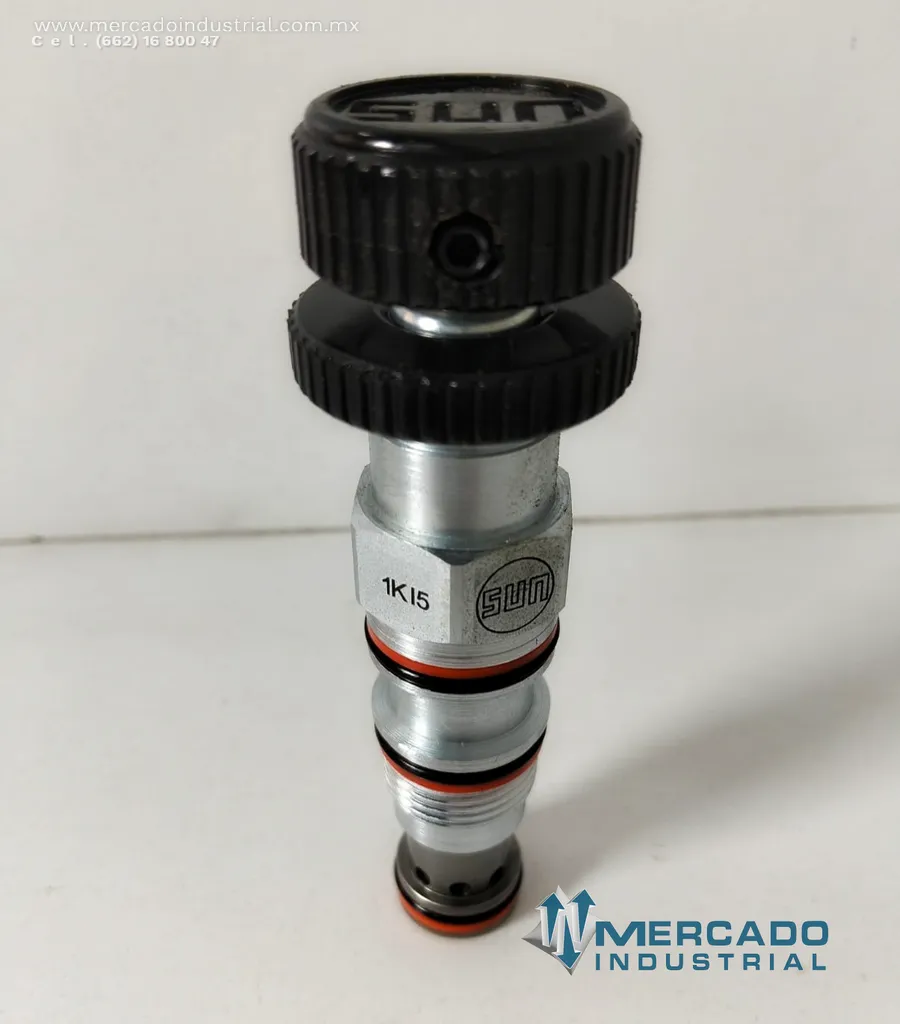 Válvula cartucho hidráulica ajustable 5000 PSI parte 9808-27U B04 marca SUN
