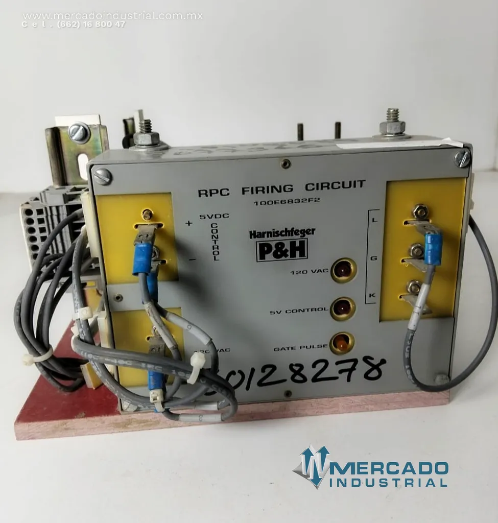 Módulo electrónico de disparo 120VAC parte 979A2301F2 marca P&H