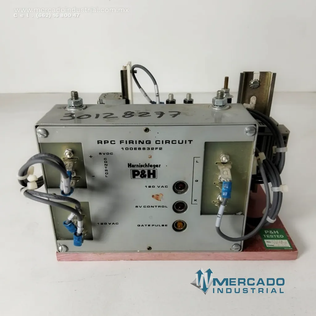 Módulo electrónico de disparo 120VAC parte 979A2301F1 marca P&H