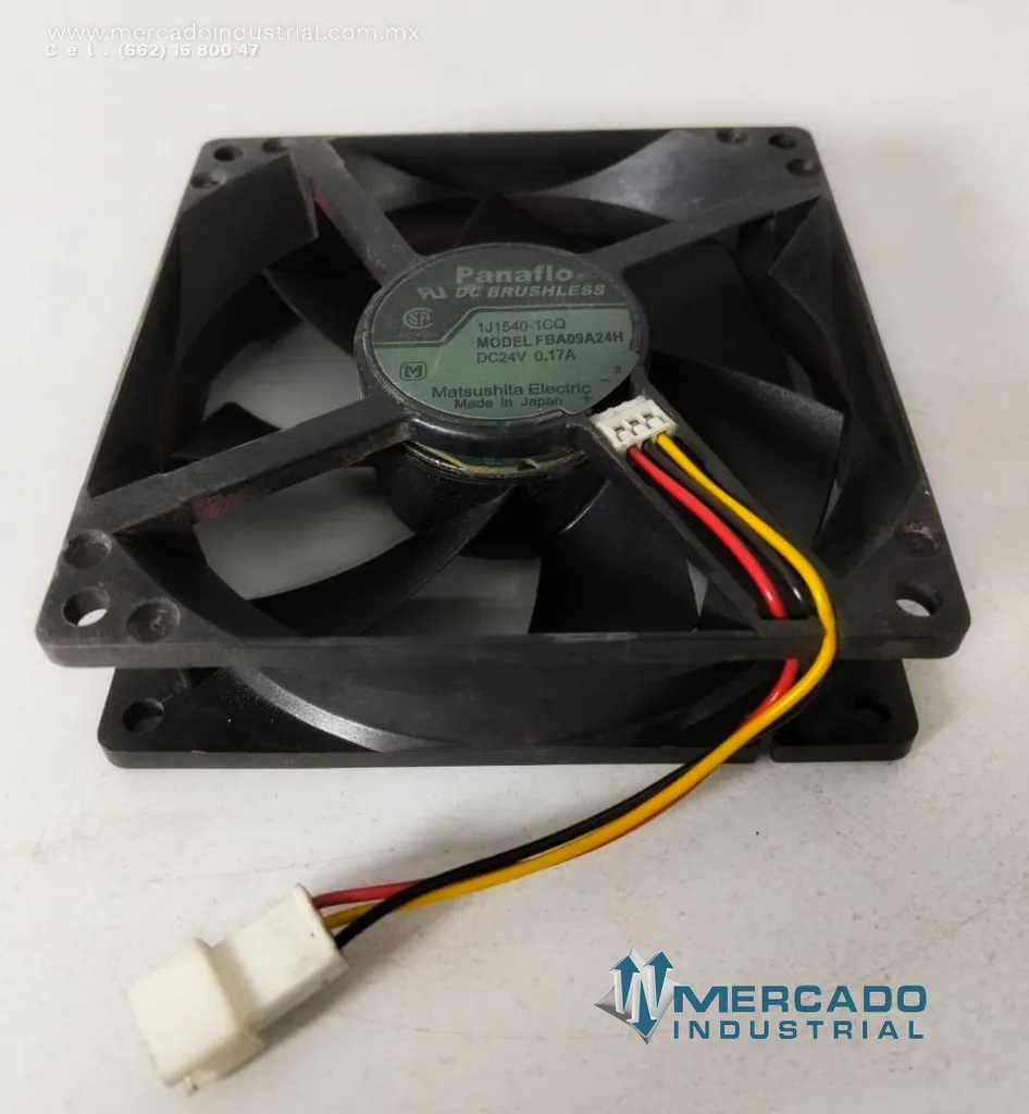 Ventilador axial 3000RPM 24V modelo FBA09A24H marca Panflo