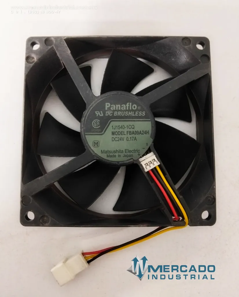 Ventilador axial 3000RPM 24V modelo FBA09A24H marca Panflo
