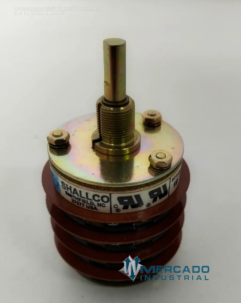 Switch rotativo parte 16A1-B-4 marca Shallco