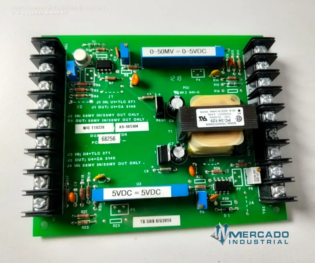 Transformador de potencia 4.4 AMP 115 V modelo PC-34-125 marca Triad Magnetics