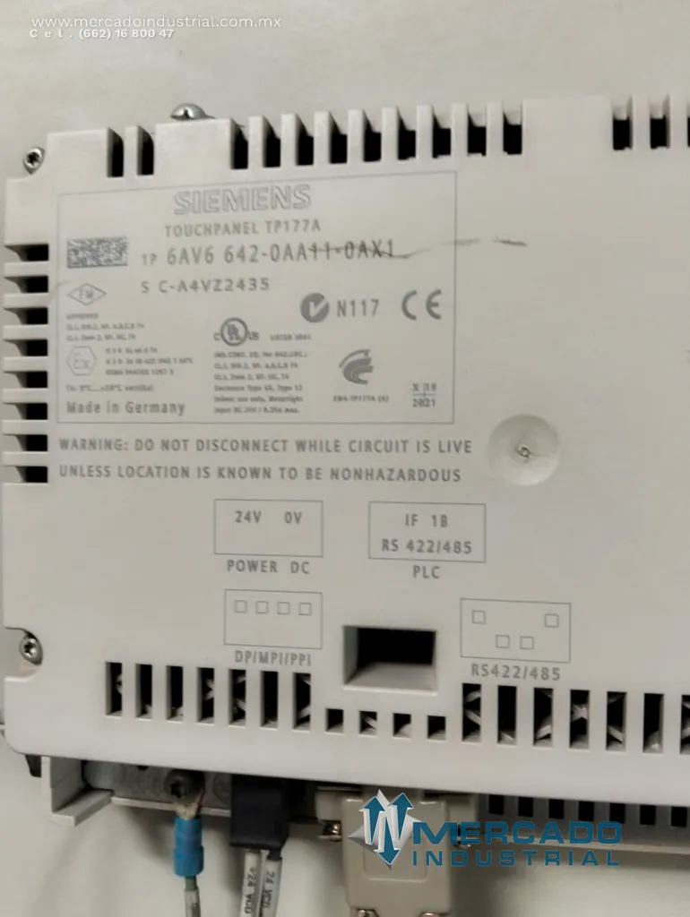 Gabinete de control eléctrico 24VDC modelo AE 1058500 marca Rittal