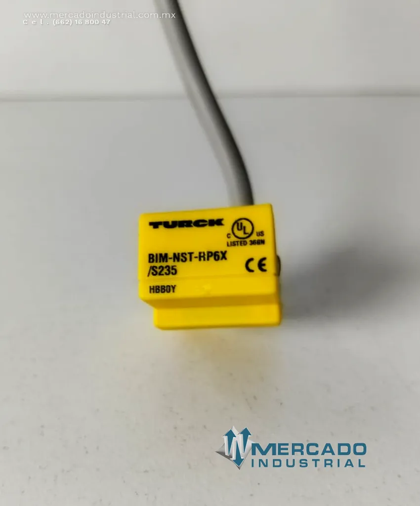 Sensor magnético 200 mA 30 VDC modelo BIM-NST-RP6X /S235 marca Turck