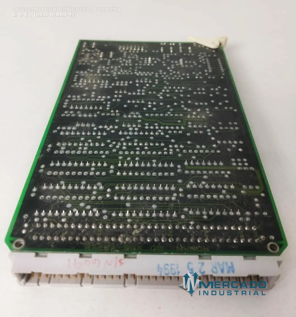 Tarjeta electrónica de control 24VDC modelo X96-10210B-2 R6 marca Ronan engineering
