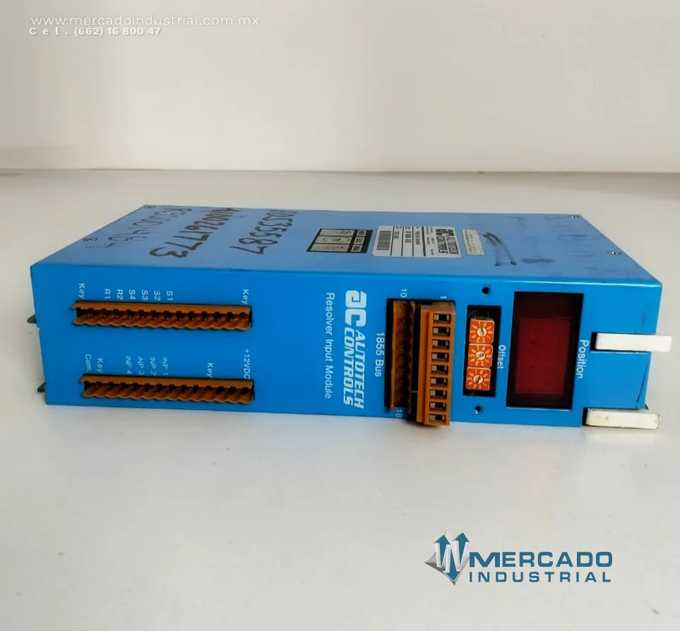 Módulo electrónica industrial 12VDC modelo Resolver decoder marca Autotech controls