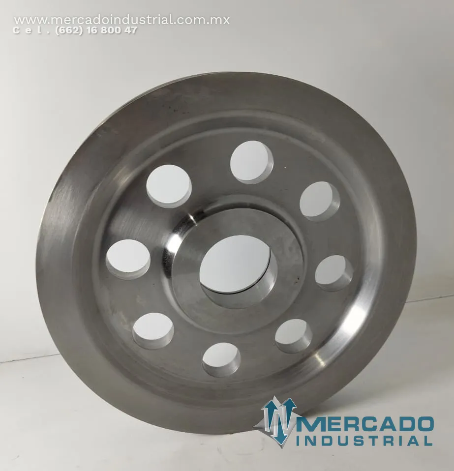 Polea para cable de acero 13 1/2" parte C10621401 marca Bucyrus