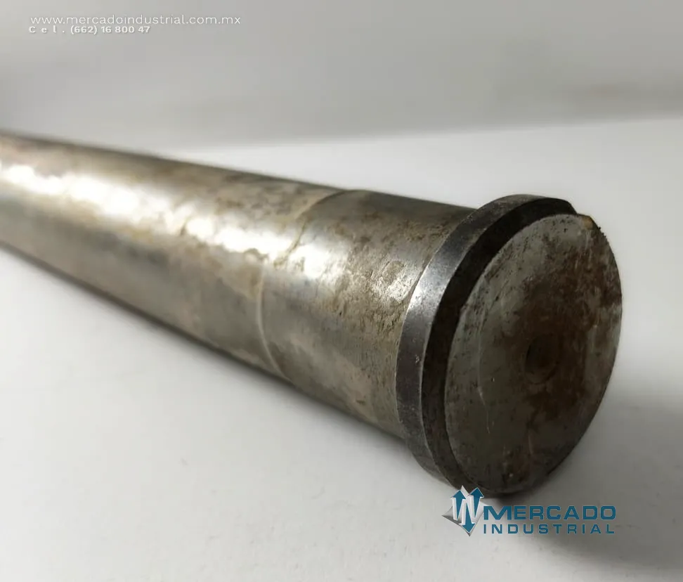 Esparrago de impulsión de acero 15" parte 62017901 marca Bucyrus