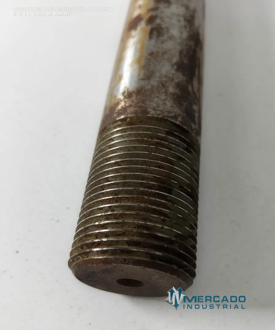 Esparrago de impulsión de acero 15" parte 62017901 marca Bucyrus