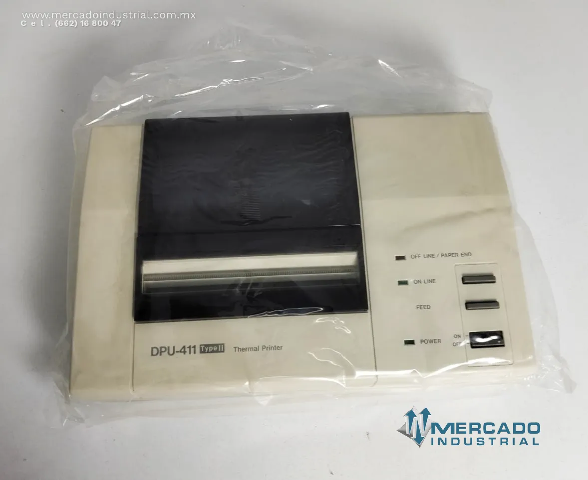 Impresora térmica portátil de sobre mesa 4.8 V 5 W modelo DPU-411-04D marca SEIKO INSTRUMENTS