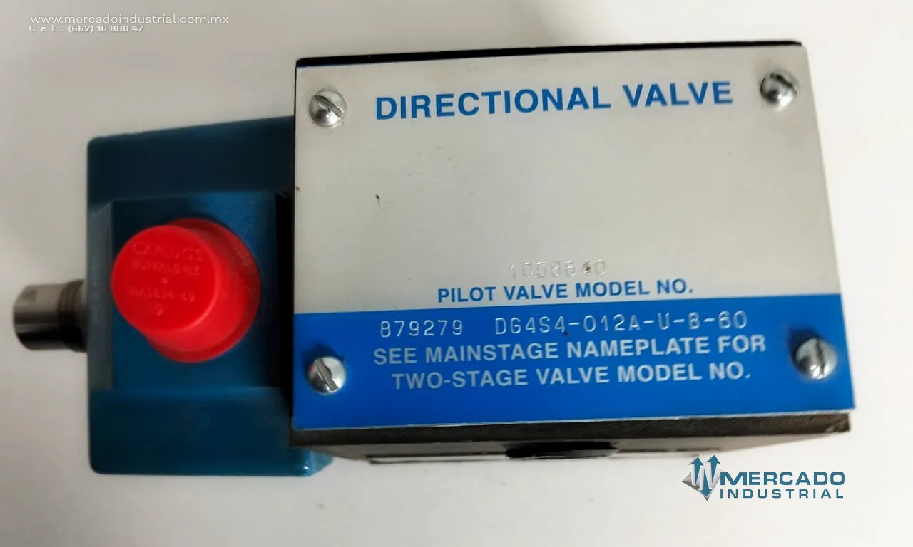 Válvula solenoide 350 bar modelo D64S4-012A-U-B-60 marca EATON