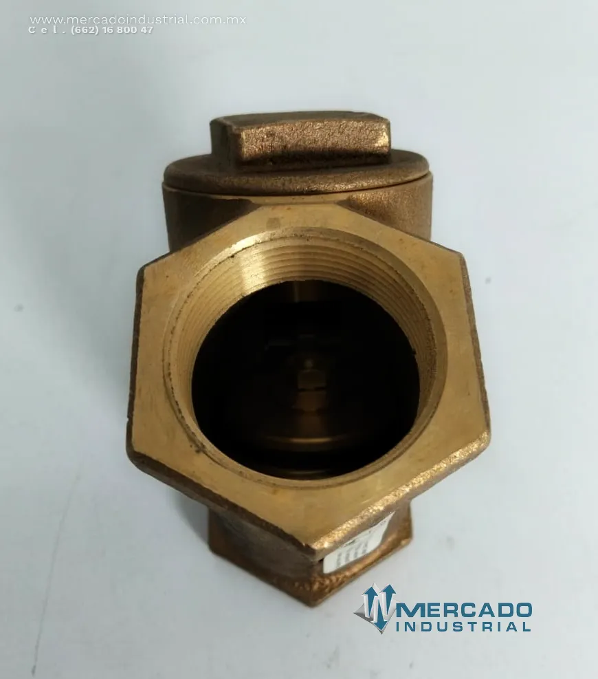 Válvula de retención 1 1/2" 200psi marca NIBCO