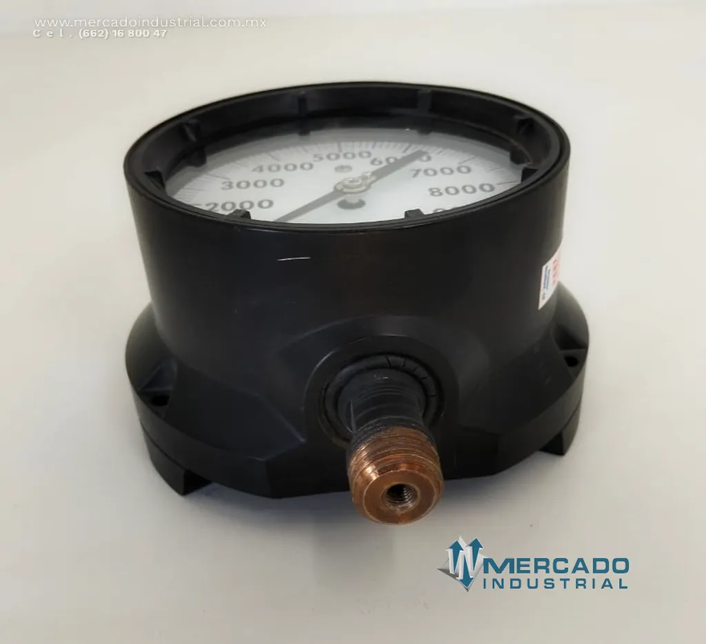 Manómetro 0-1000 PSI modelo 45-1379 marca ASHCROFT