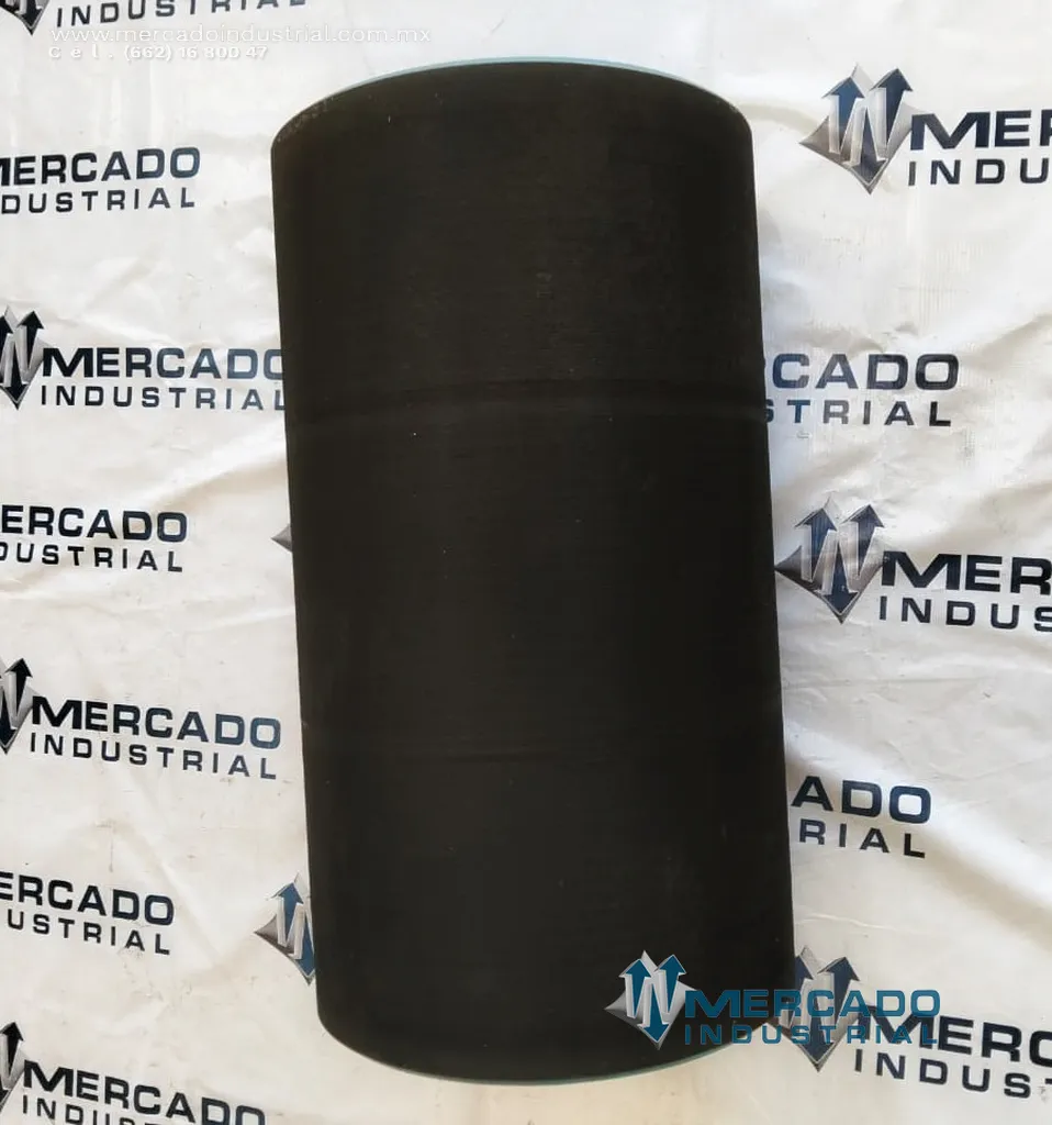 Polea de tracción vulcanizada para banda de 24"