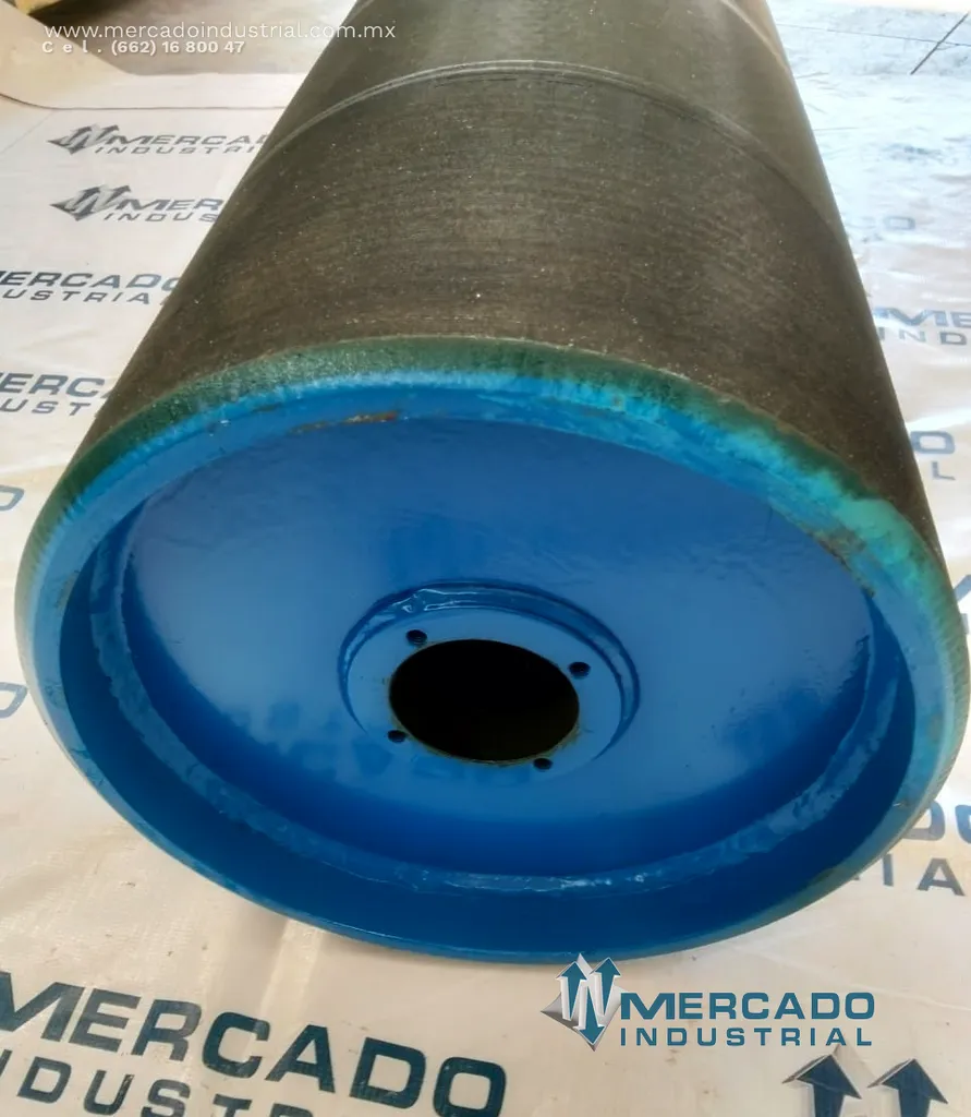 Polea de tracción vulcanizada para banda de 24"