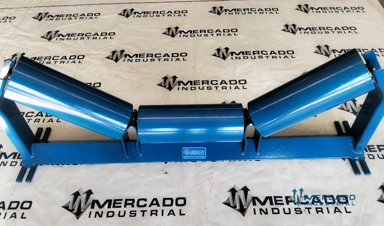 Mancuerna de rodillo triple para banda de 36" 35°
