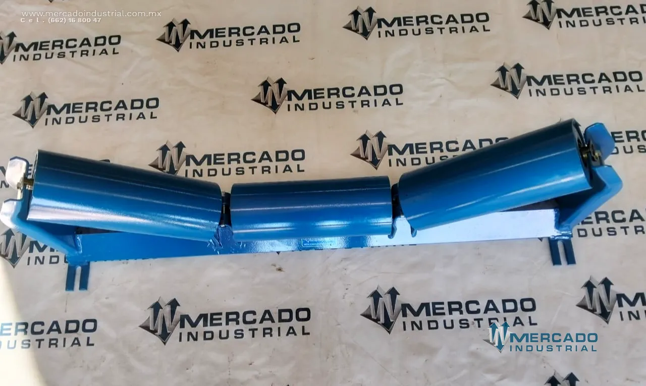 Mancuerna de rodillo triple para banda de 36" 35°