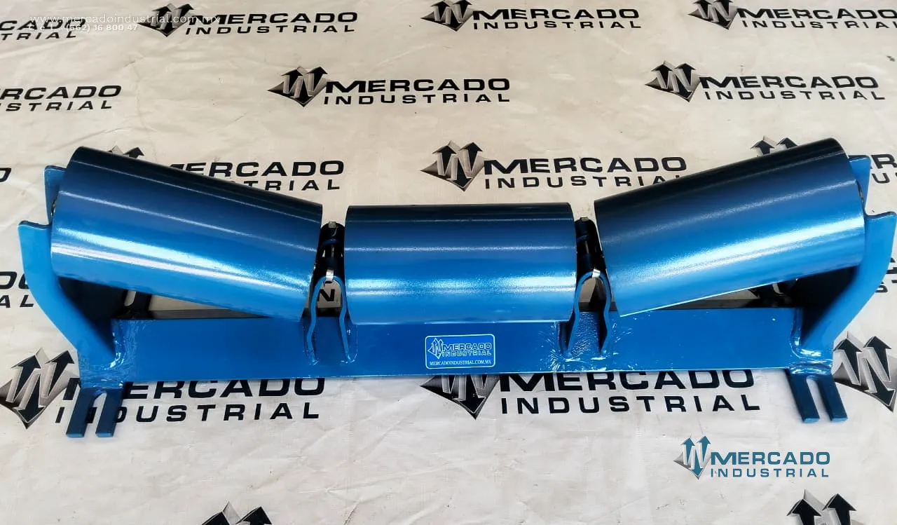 Mancuerna de rodillo triple para banda de 24" 20°