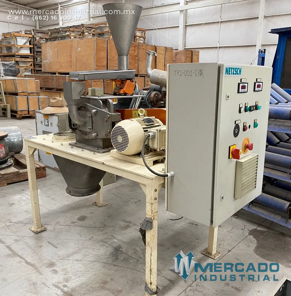 Molino triturador Industrial 5.5 kW Modelo CUM 150 marca NETZSCH