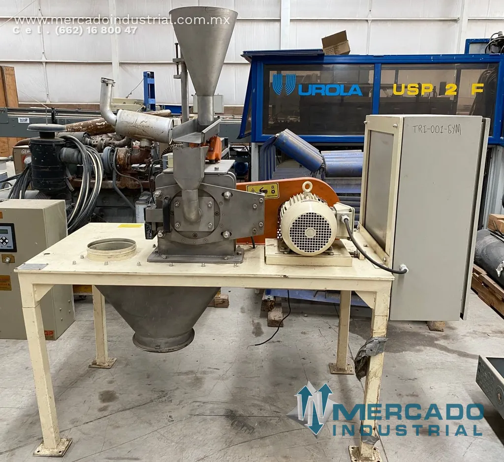 Molino triturador Industrial 5.5 kW Modelo CUM 150 marca NETZSCH
