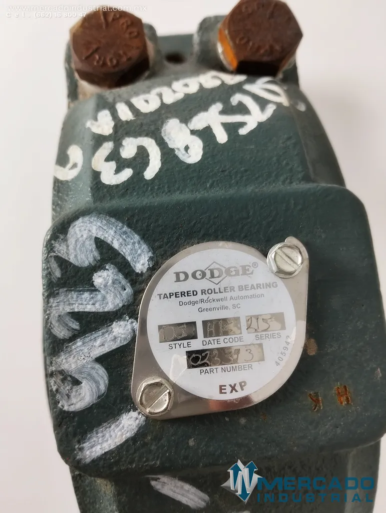 Chumacera con rodamiento cónico 3" parte 023393 marca Dodge