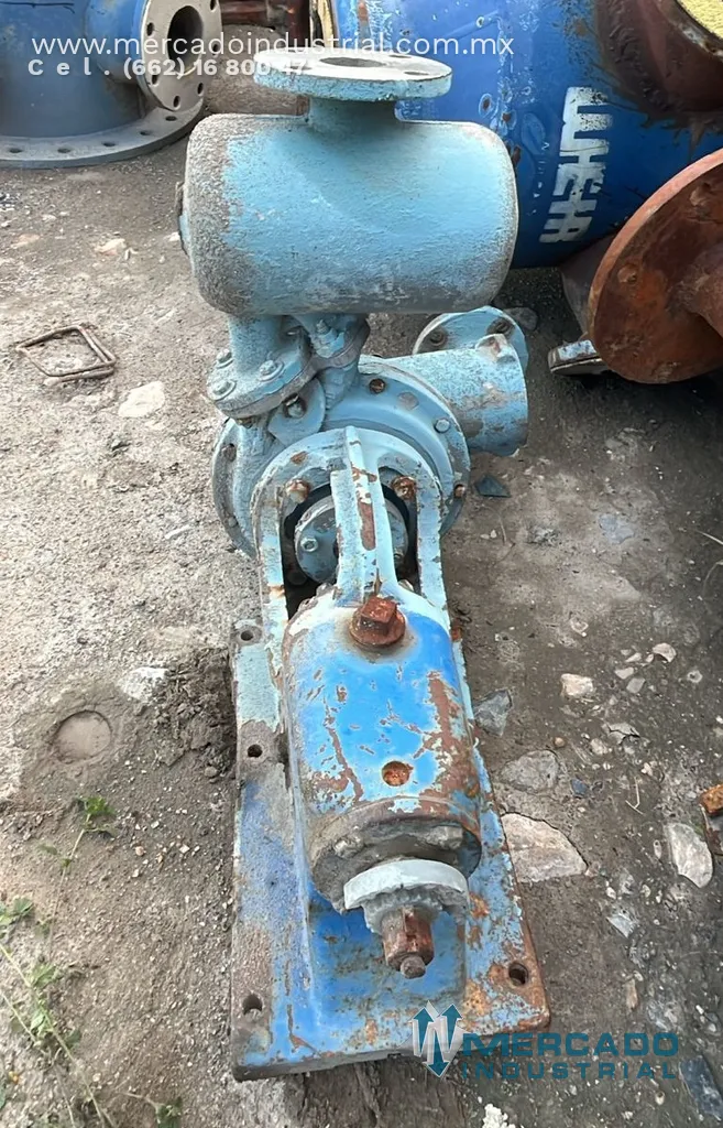 Bomba de desplazamiento positivo 2x2" de acero inoxidable