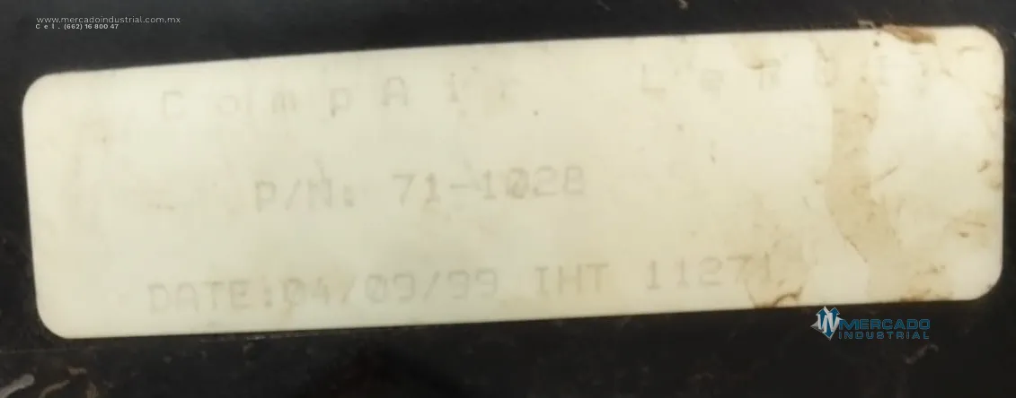 Radiador 150 PSI parte 71-1028 marca LEROI